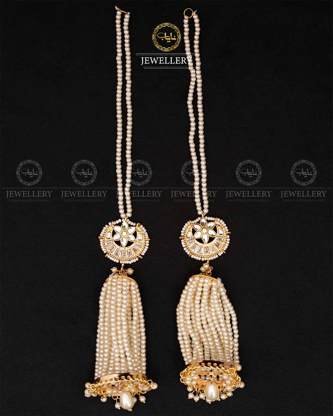 Hand made Dubbi kundan Jhumka-2917