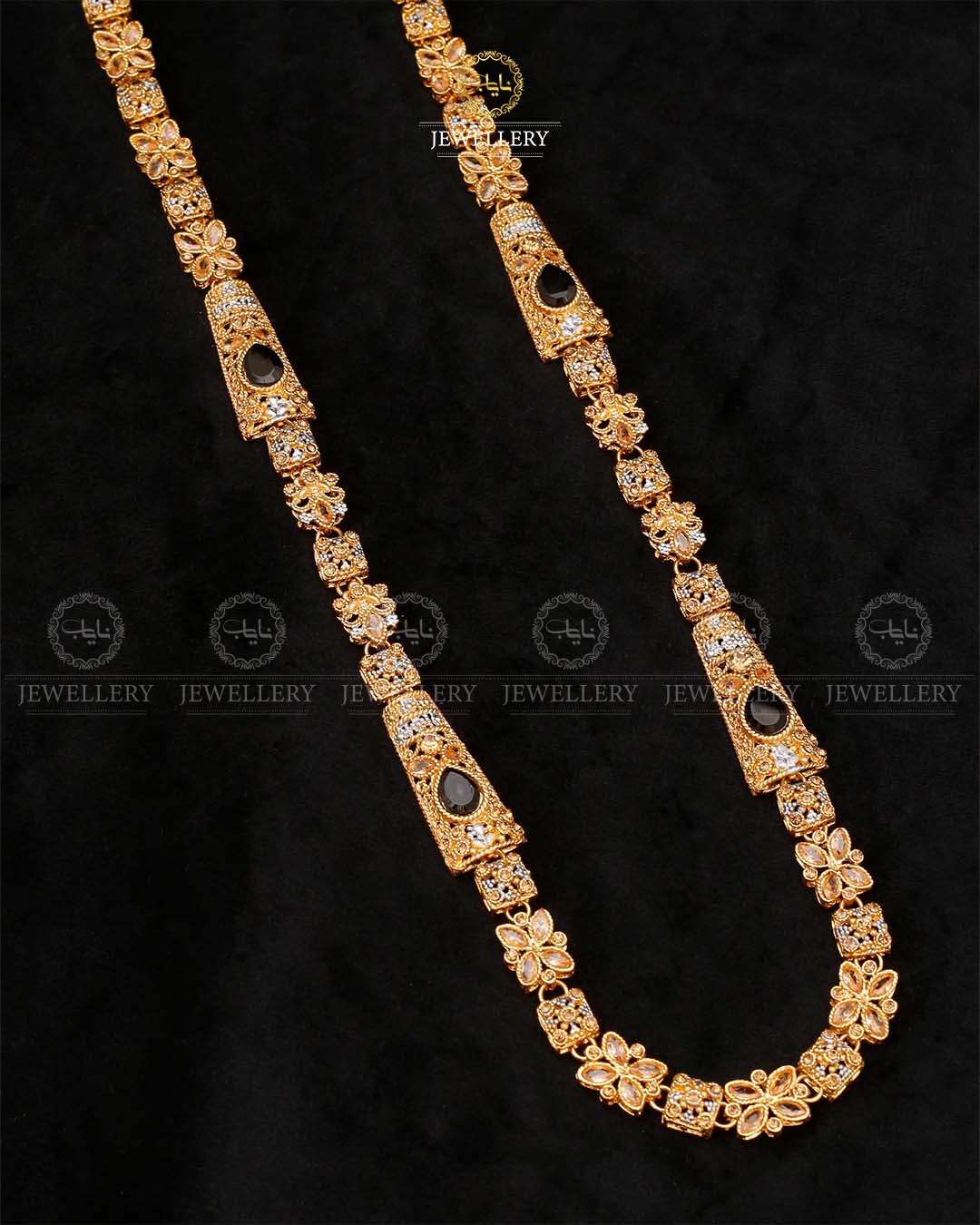 Light Weight Fancy Egyptian Mala (Without Earrings) NJ-1165 Nayab Jewellery