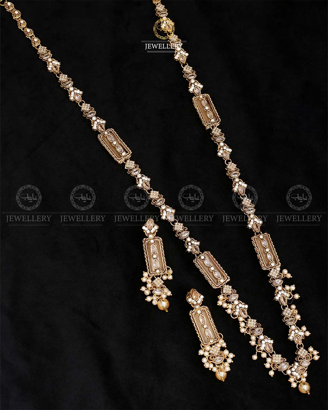 Turkish Long Mala set-2566-Golden Nayab Jewellery