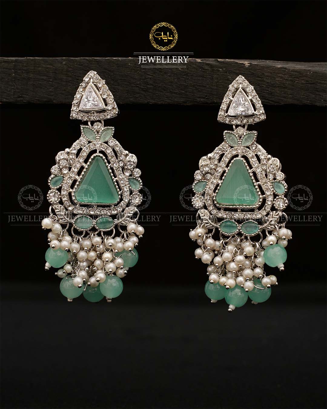 Dimond Cutt Earrings E-3010-Silver