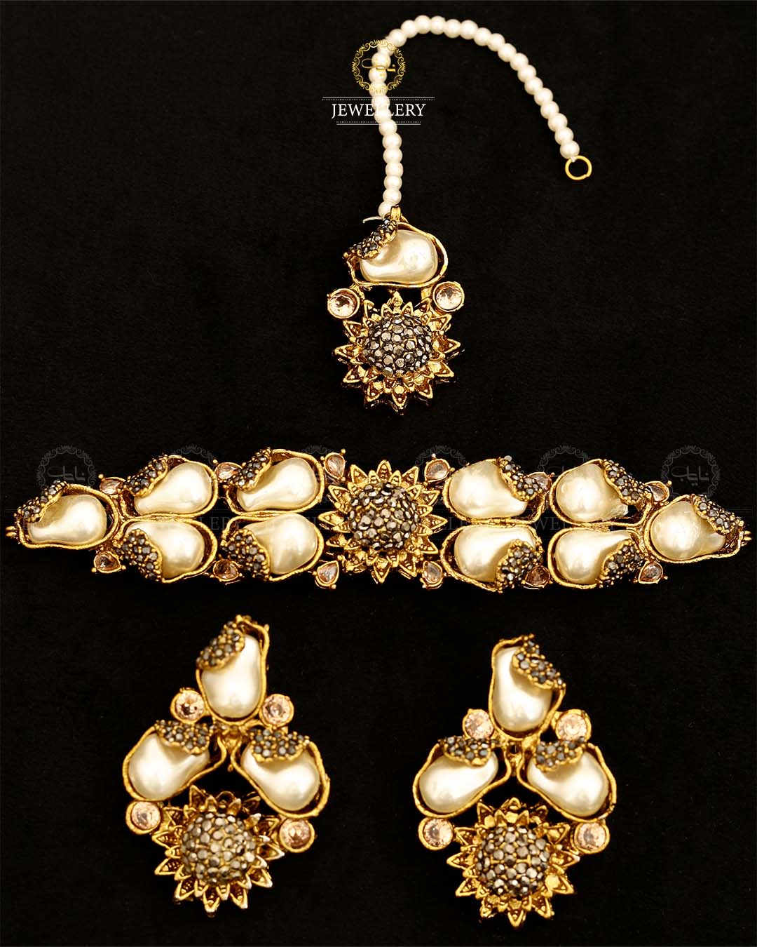 Mother Pearl Turkish Chokar set-2864