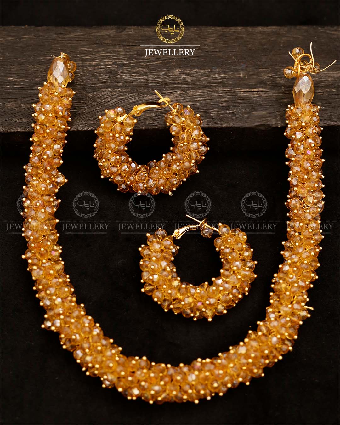 Hand made Gajra Necklace with Baali-2733 Nayab Jewellery