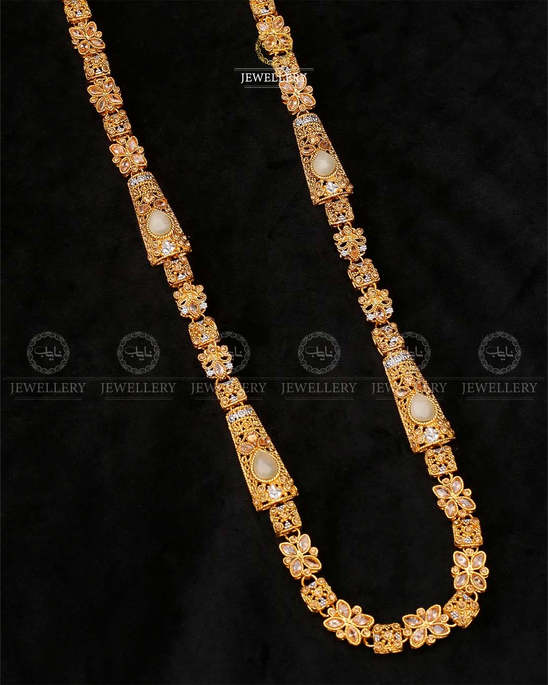Light Weight Fancy Egyptian Mala (Without Earrings) NJ-1165 Nayab Jewellery