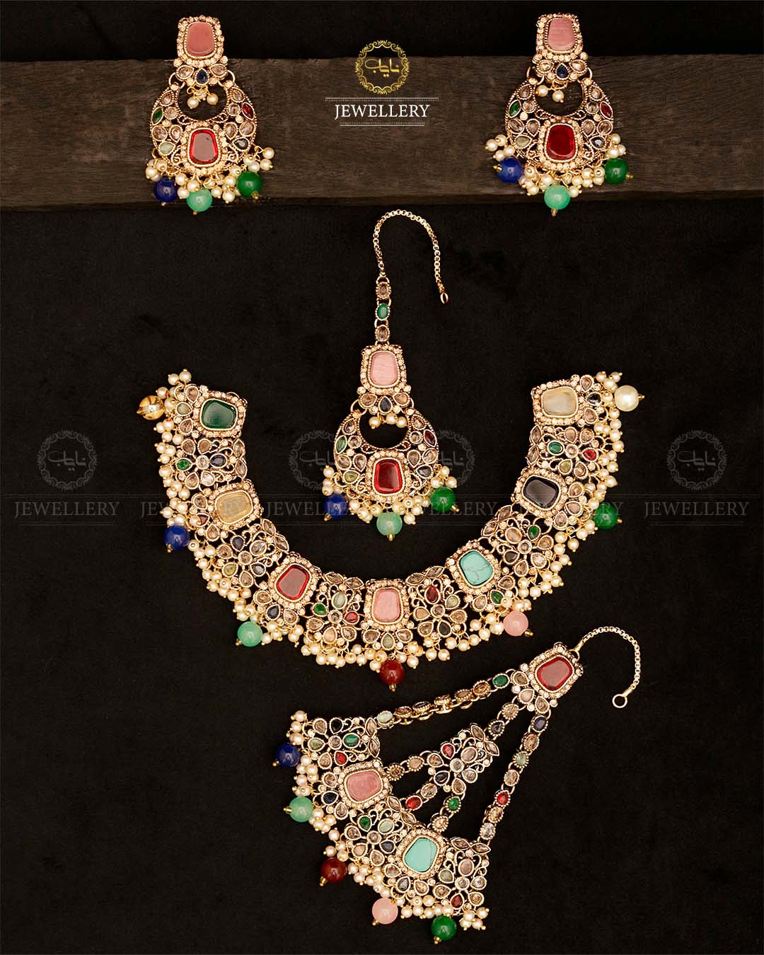 Egyptian Bridal set-2847-Golden