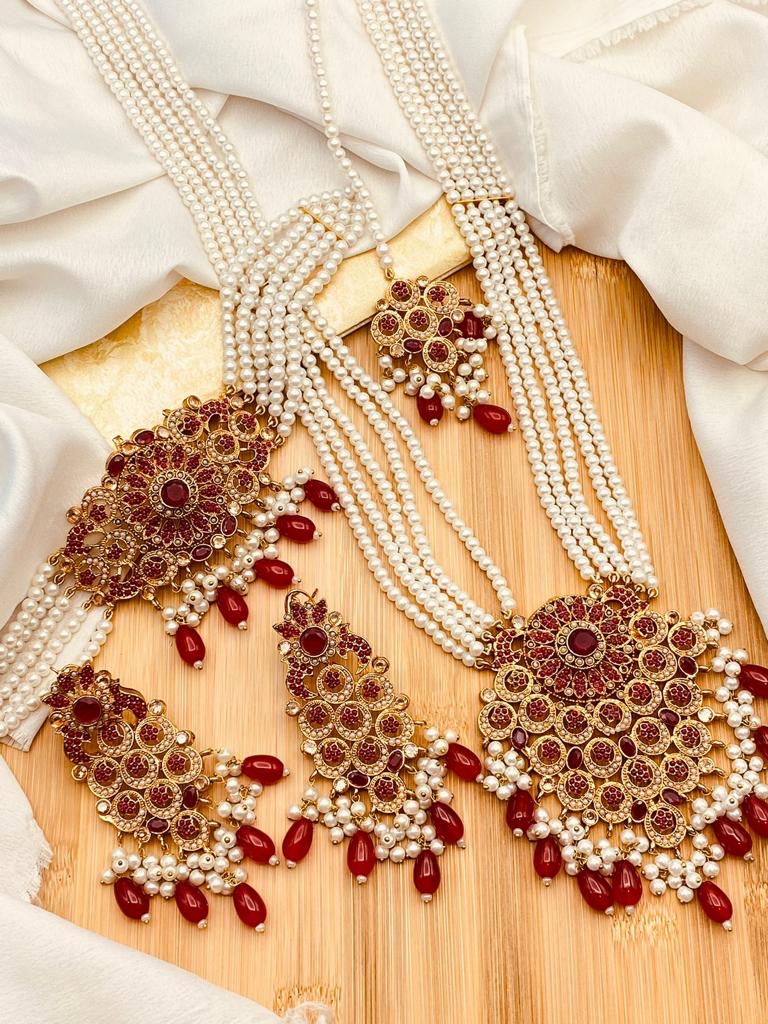 Noora Bridal Set NJ-1595 Nayab Jewellery