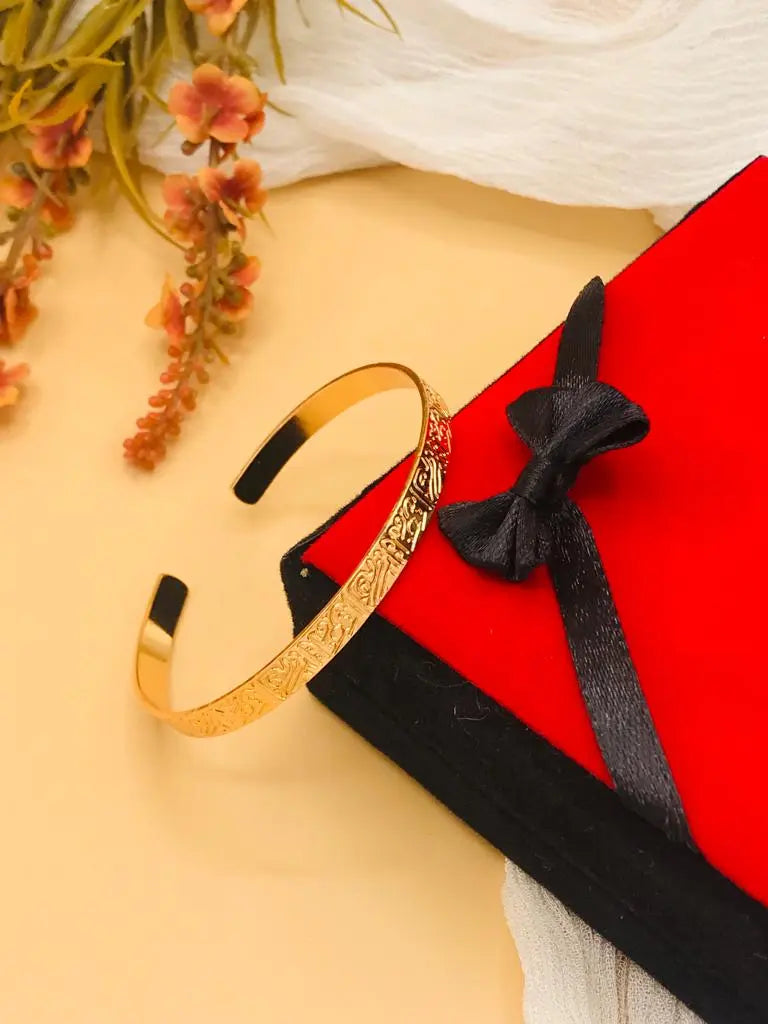 Calligraphy free size Bangle NJ-1616 Nayab Jewellery