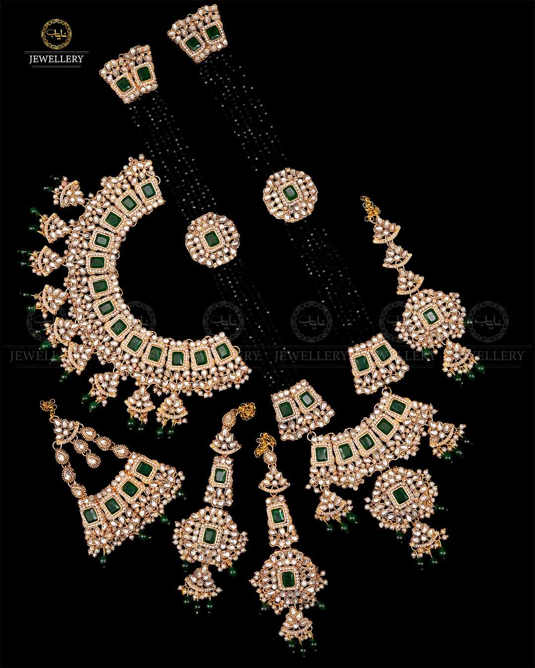 Casting Bridal set NJ -1697 Nayab Jewellery