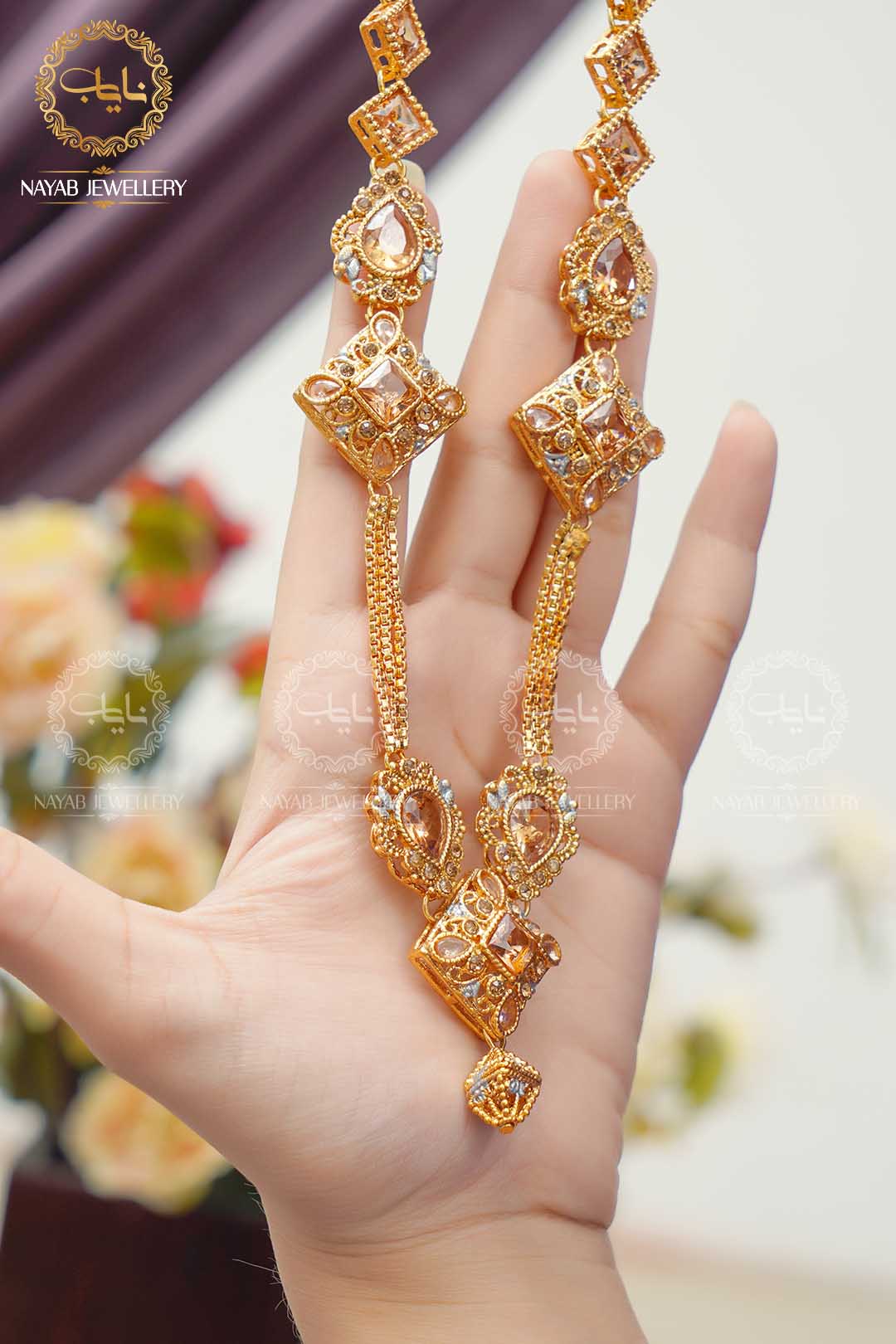 Signature Egyptian Mala With Earring NJ-1497