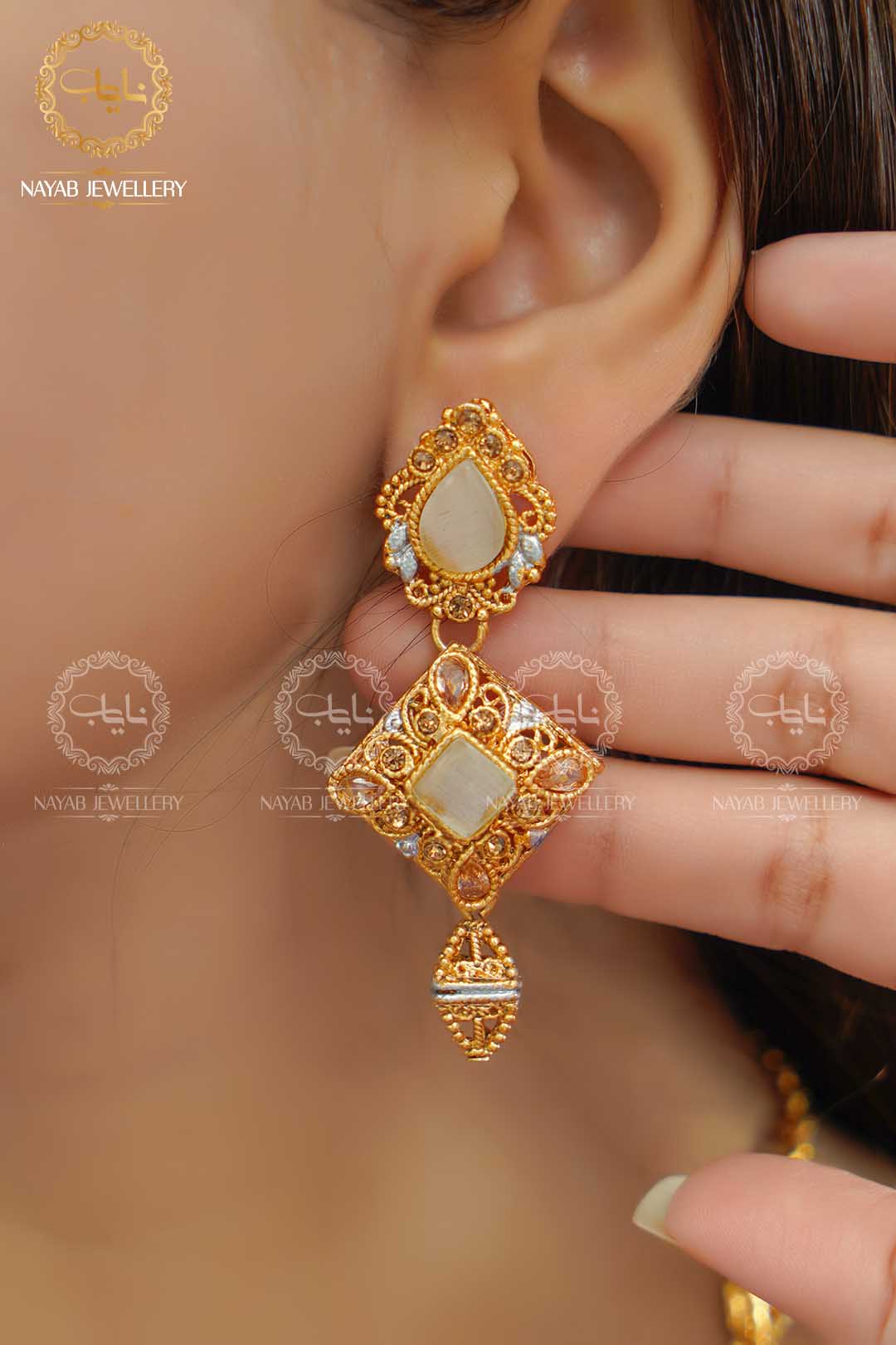 Signature Egyptian Mala With Earring NJ-1497