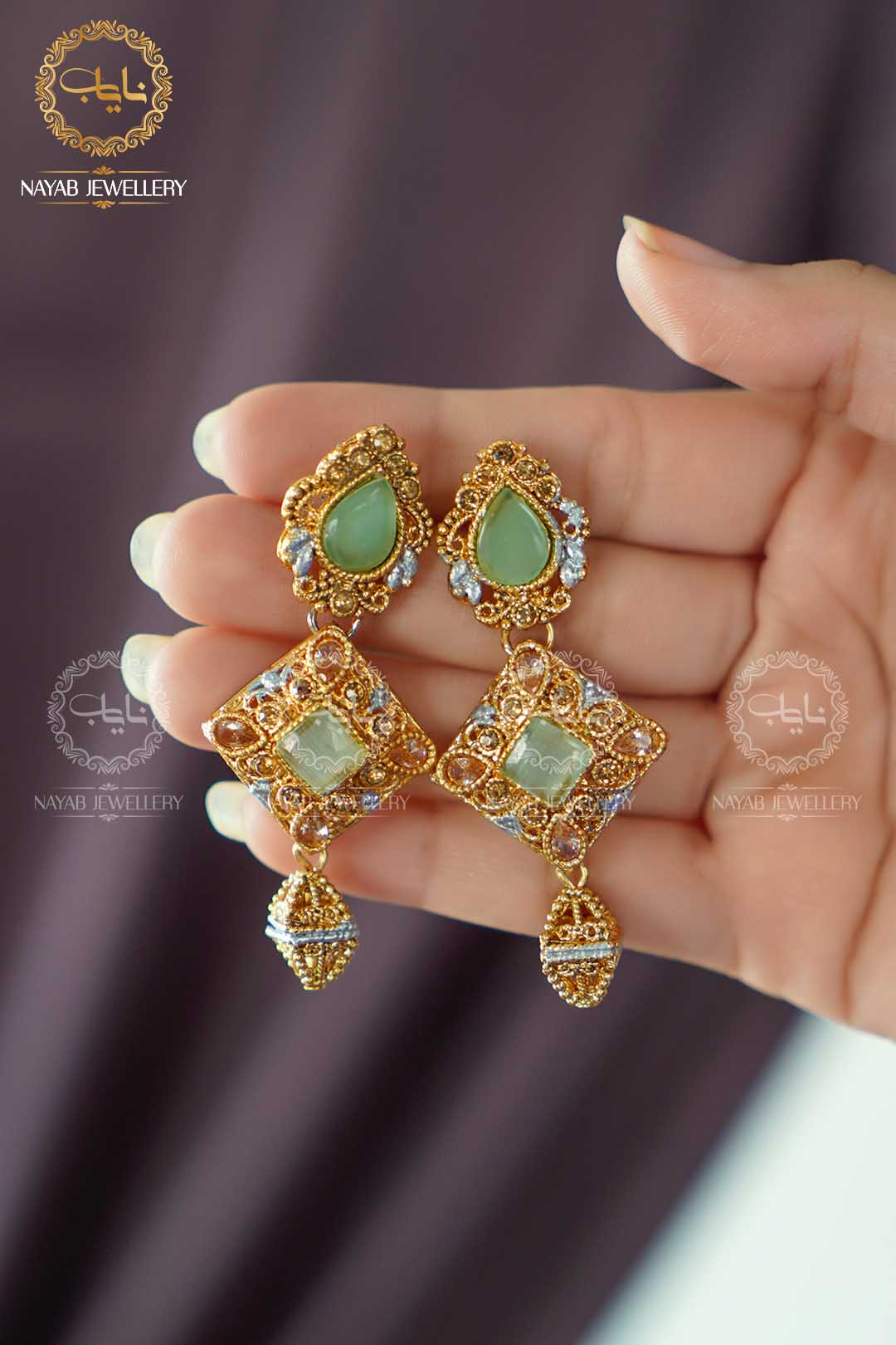 Signature Egyptian Mala With Earring NJ-1497