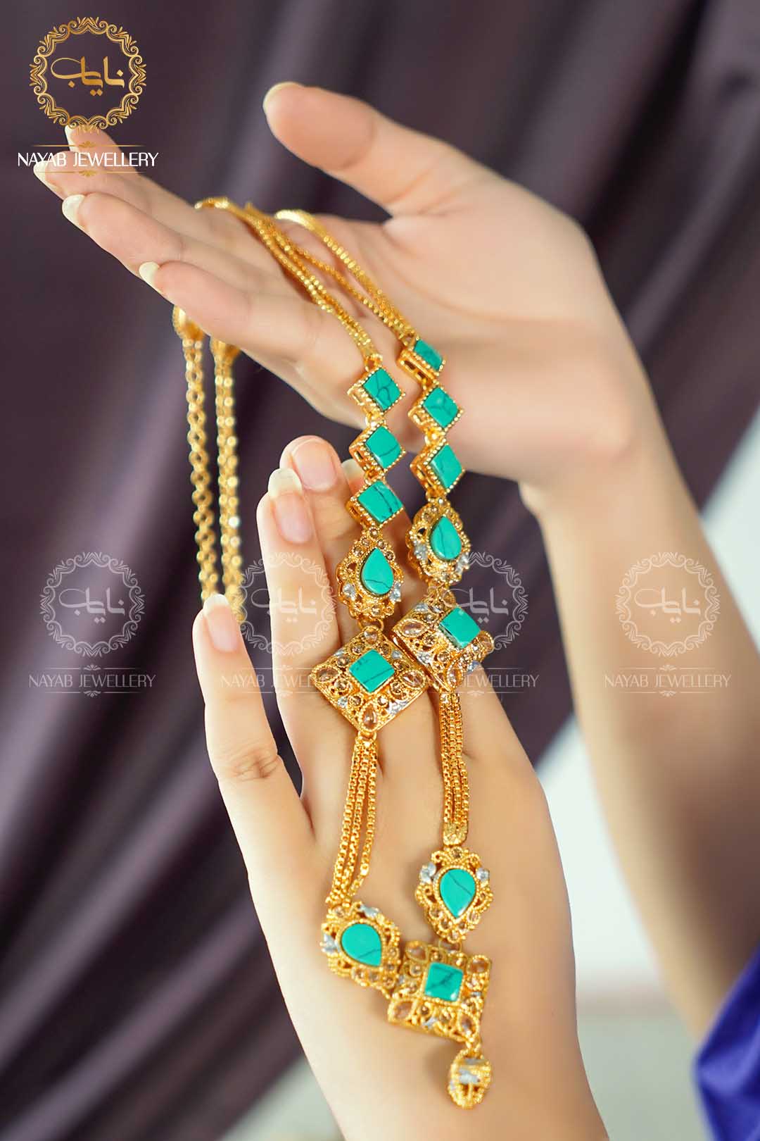 Signature Egyptian Mala With Earring NJ-1497
