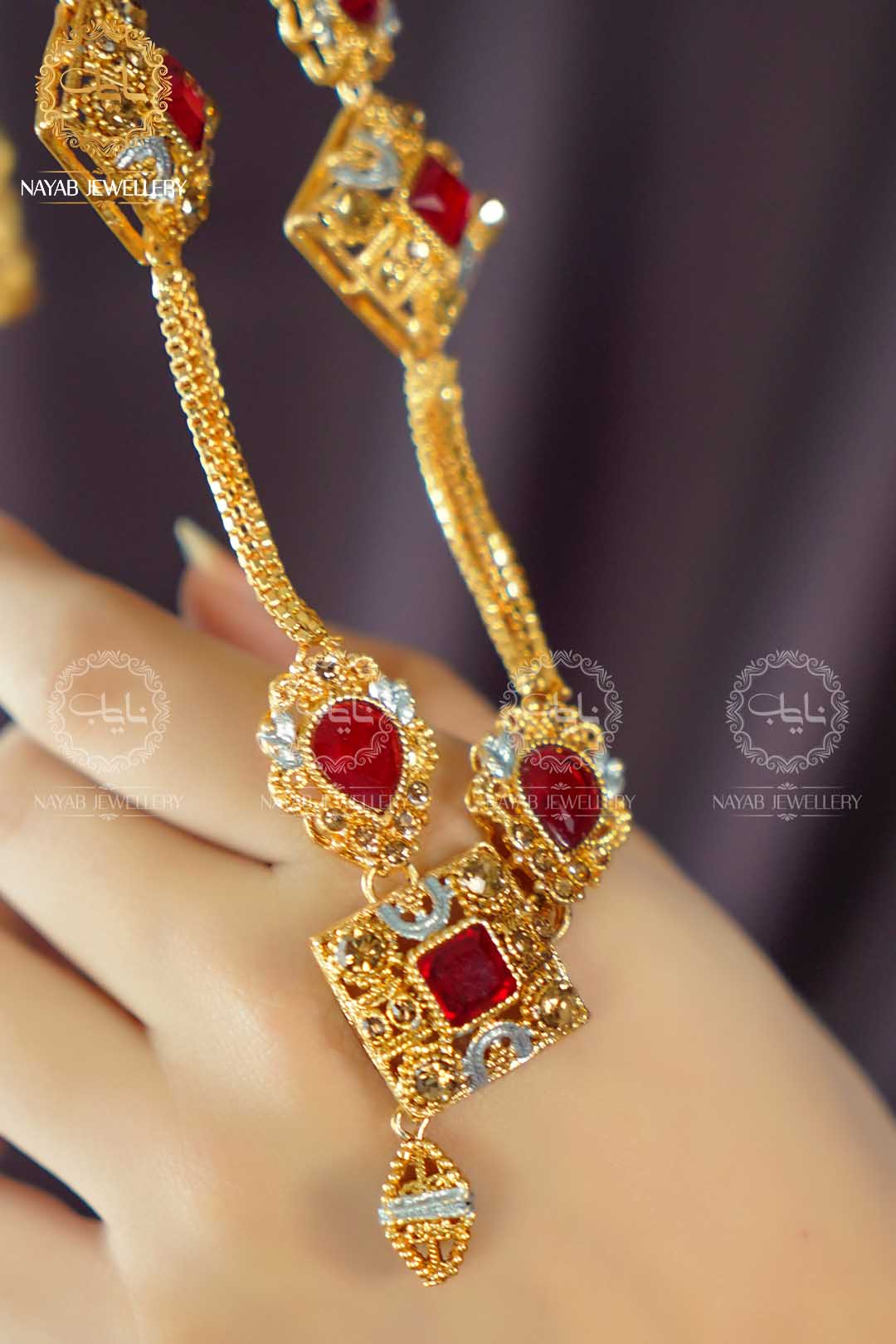 Signature Egyptian Mala With Earring NJ-1497