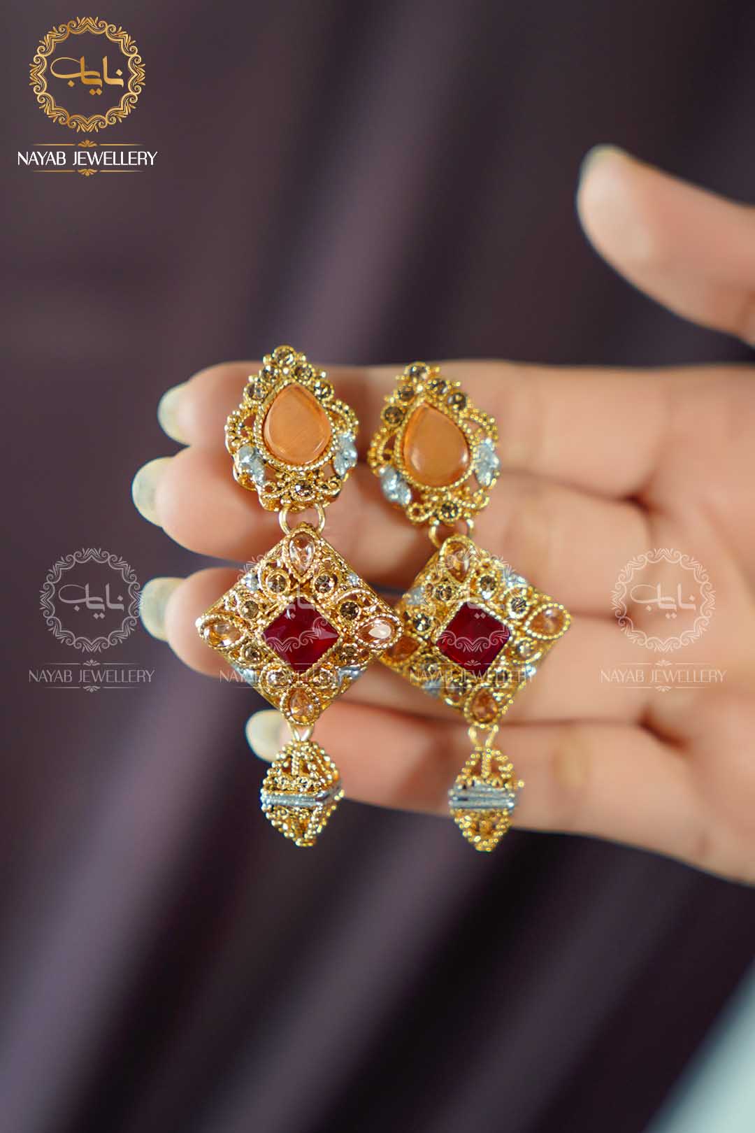 Signature Egyptian Mala With Earring NJ-1497