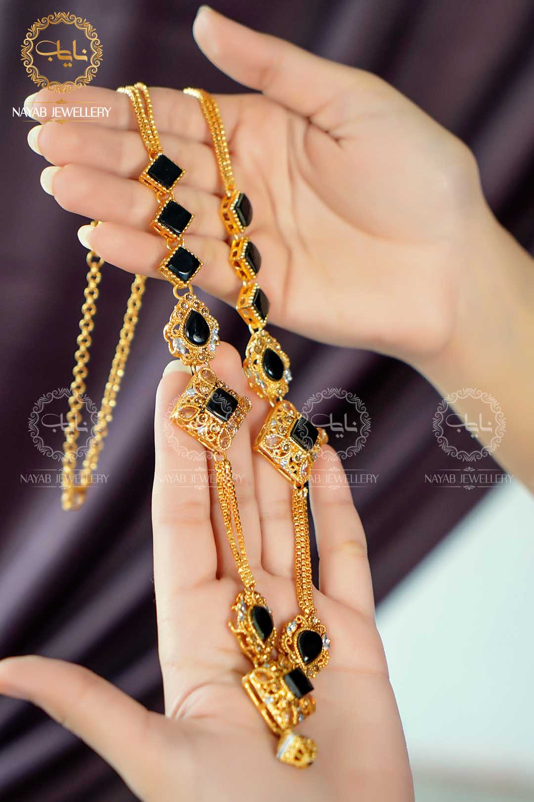Signature Egyptian Mala With Earring NJ-1497