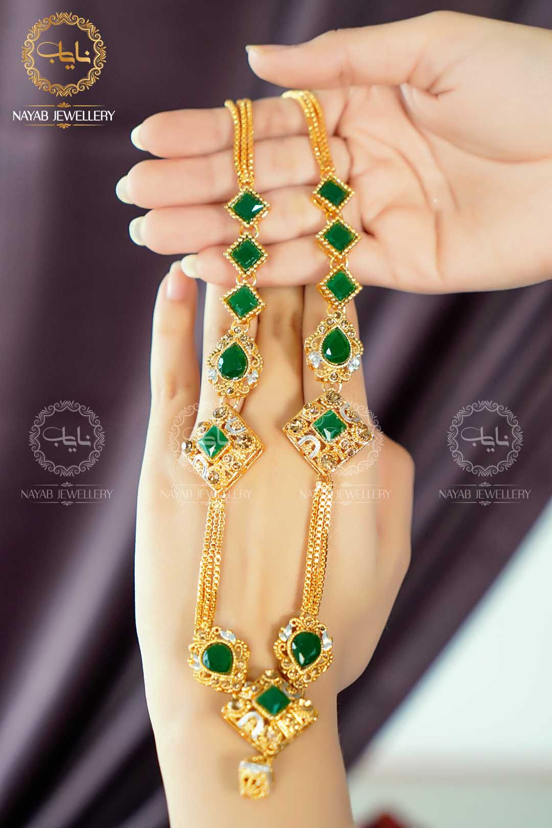 Signature Egyptian Mala With Earring NJ-1497
