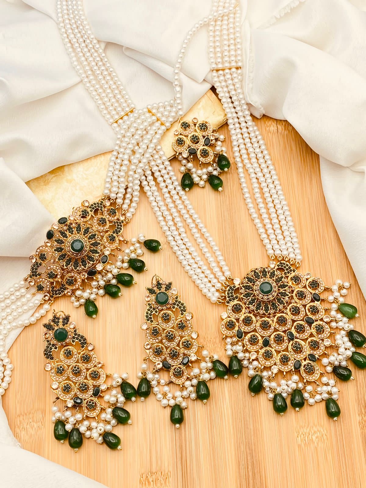 Noora Bridal Set NJ-1595 Nayab Jewellery