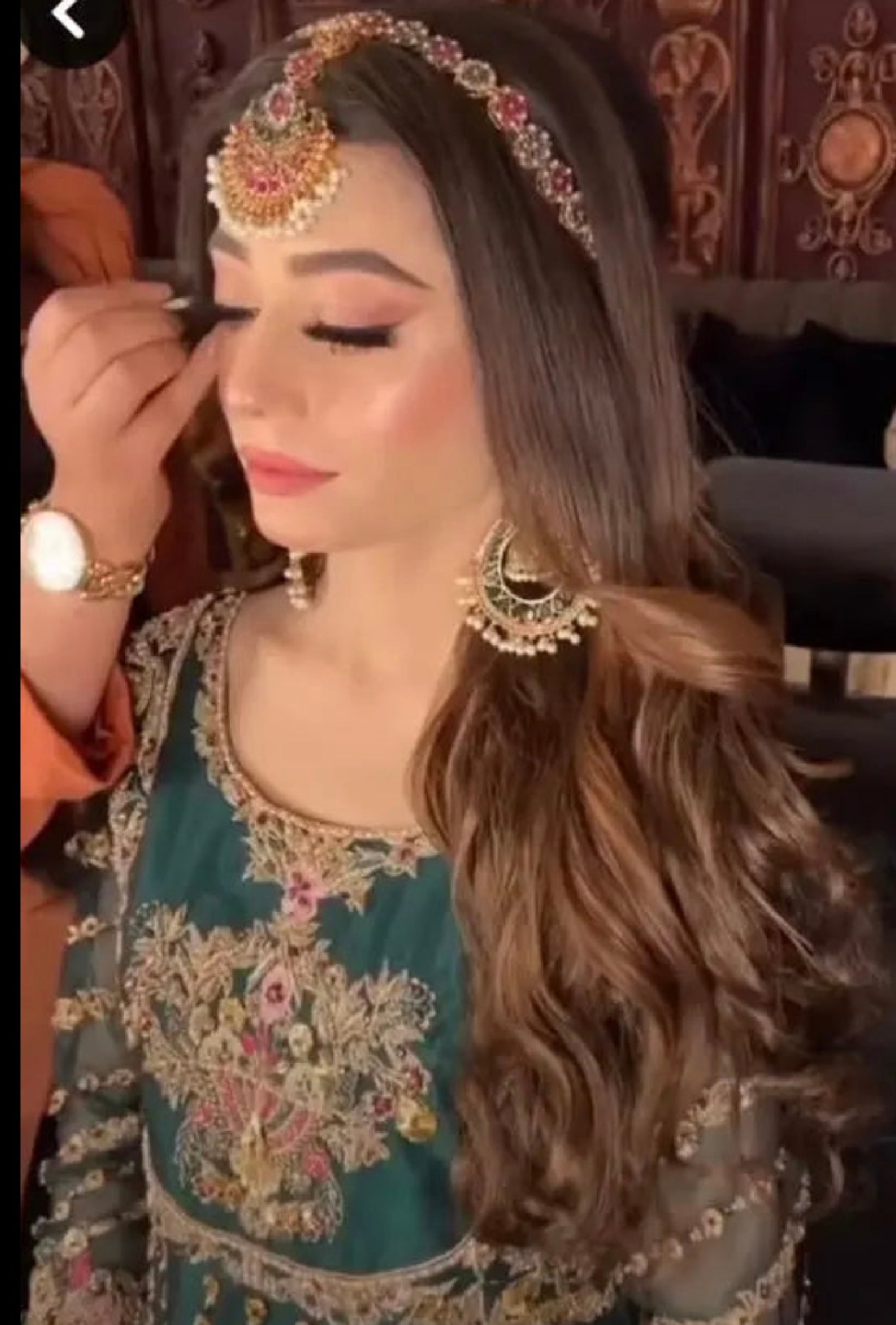 Noratan Sheesh Patti with Jhumka-2836