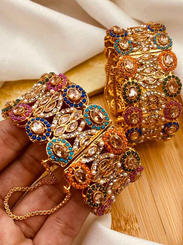 Noratan Zarcon Openable Bangles NJ-1516