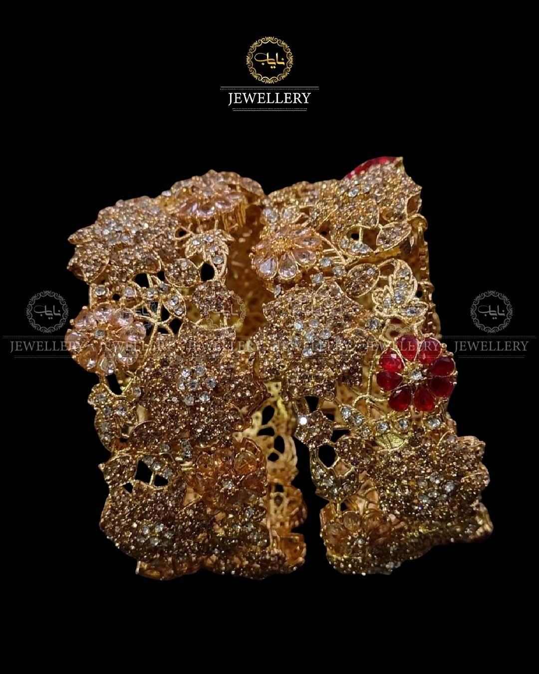 Noratan Wide Openable Bangles (pair)-2589