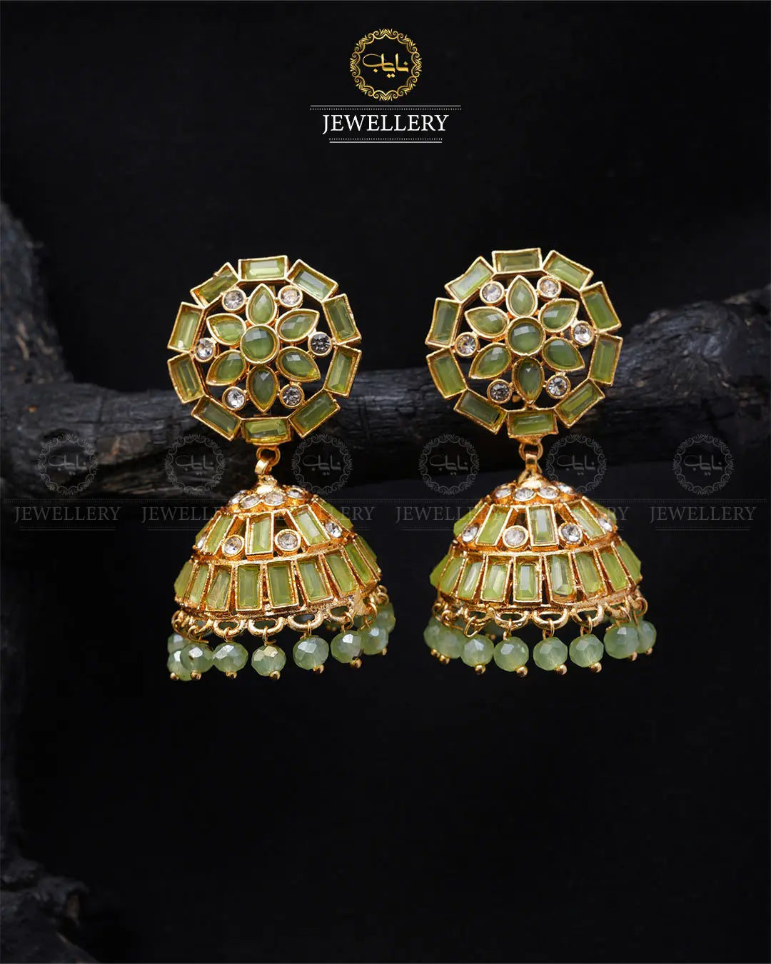 Kundan Jhumki -2033-G Nayab Jewellery