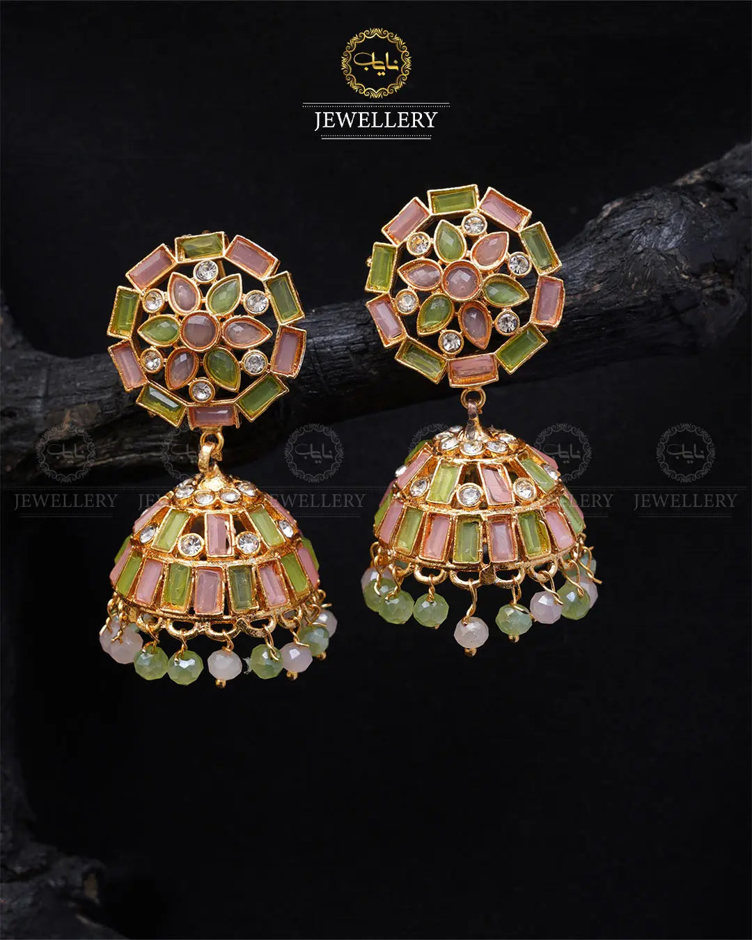 Kundan Jhumki -2033-G Nayab Jewellery