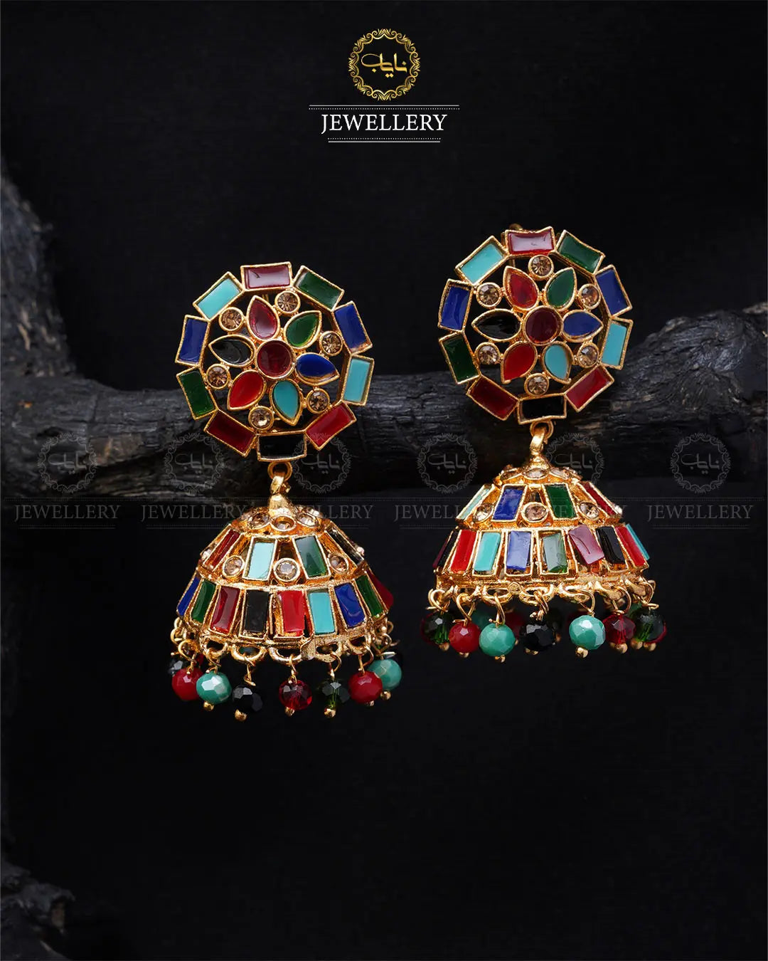 Kundan Jhumki -2033-G Nayab Jewellery