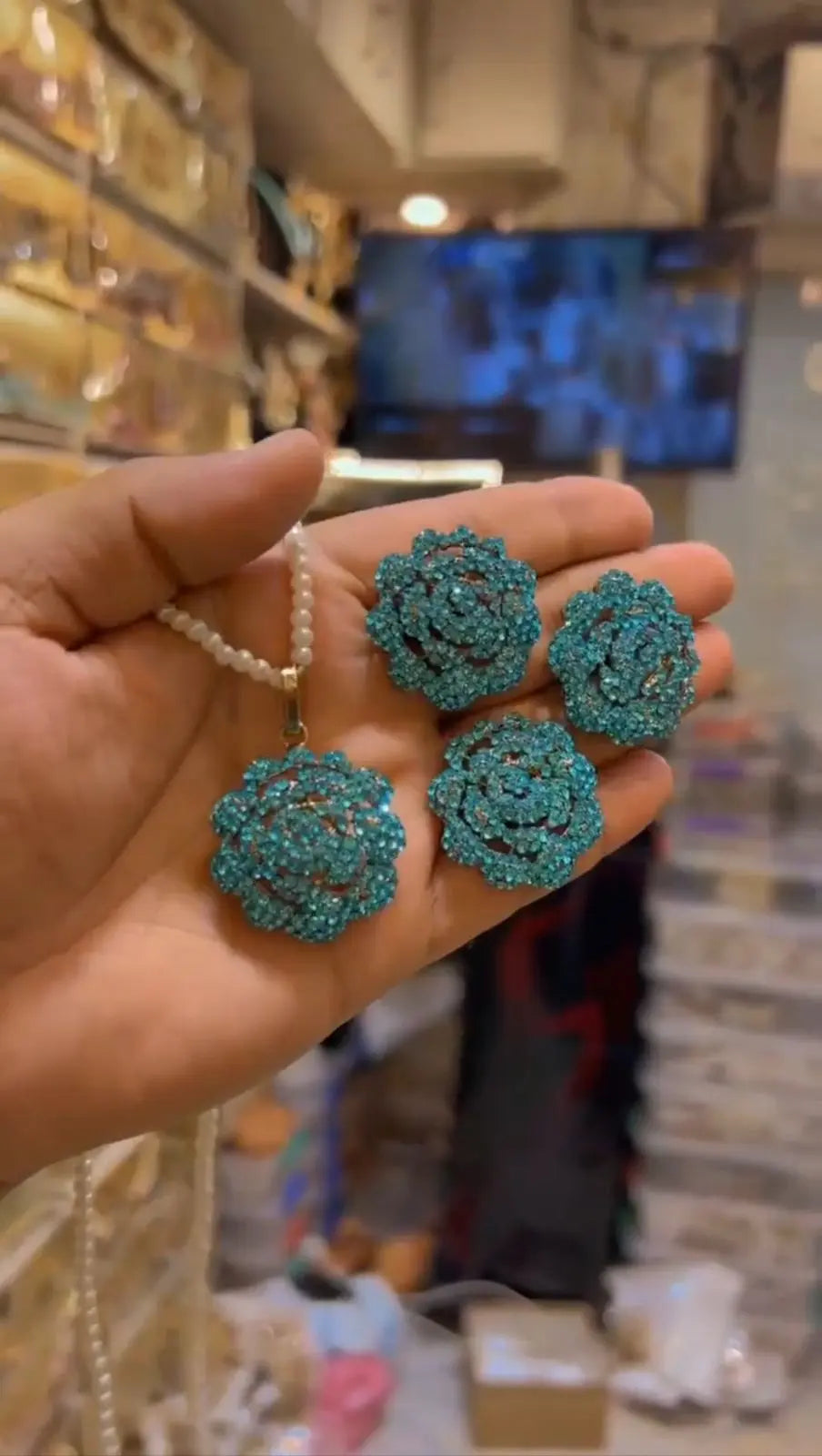 Turkish Combo Locket set-2635 Nayab Jewellery