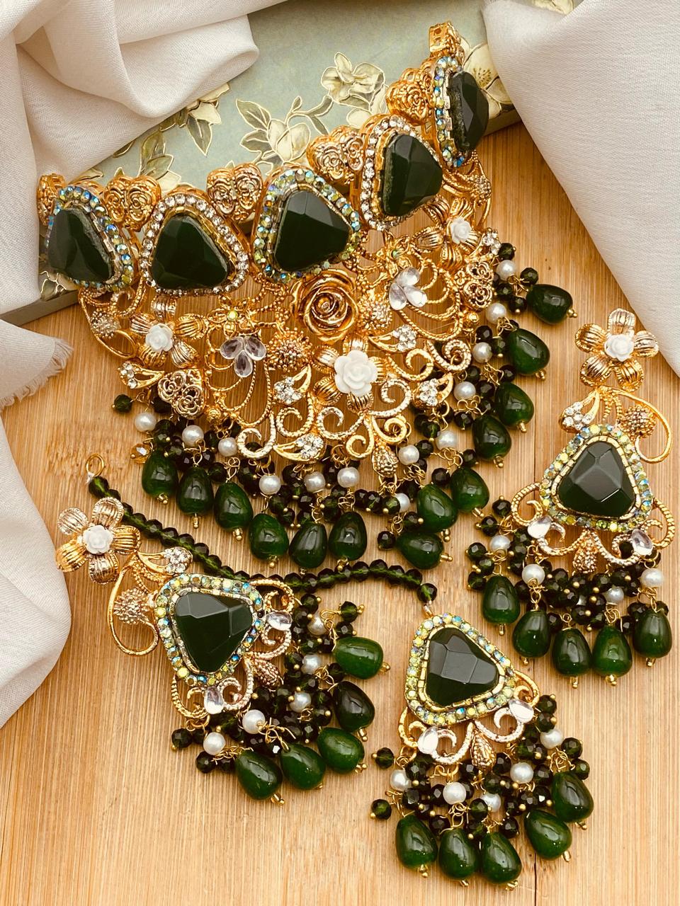 Turkish Collar set-2488 Nayab Jewellery