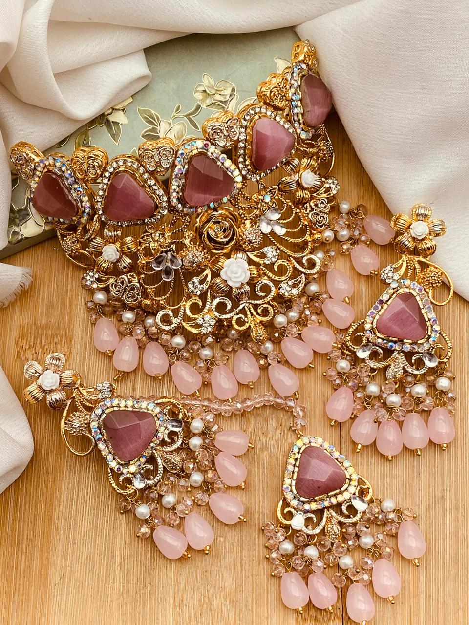Turkish Collar set-2488 Nayab Jewellery
