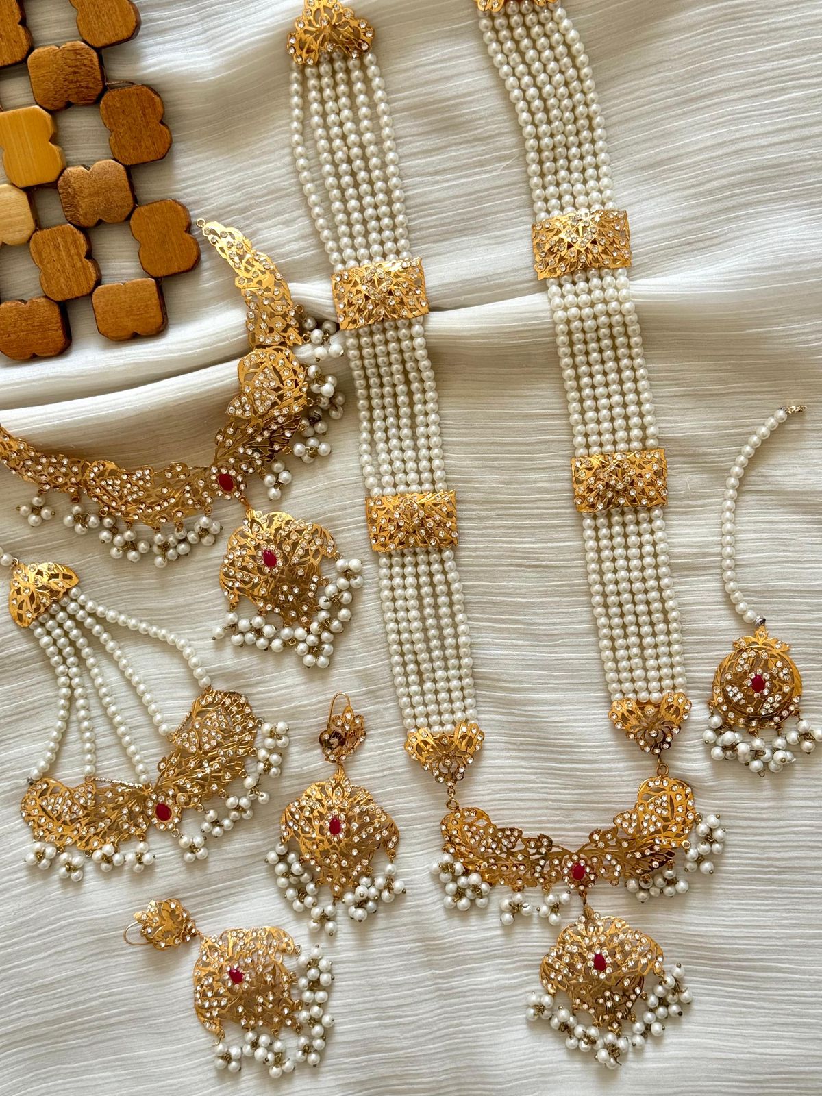 Hyedrabadi 6 pcs Bridal set-2576 Nayab Jewellery
