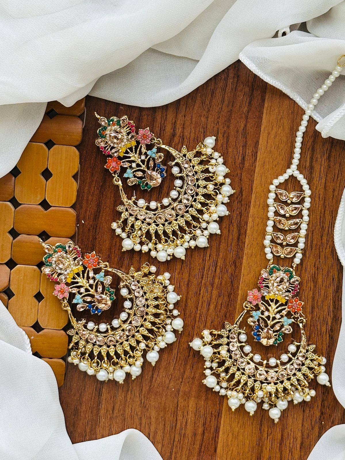 Noratan Baali Tika set-2650 Nayab Jewellery