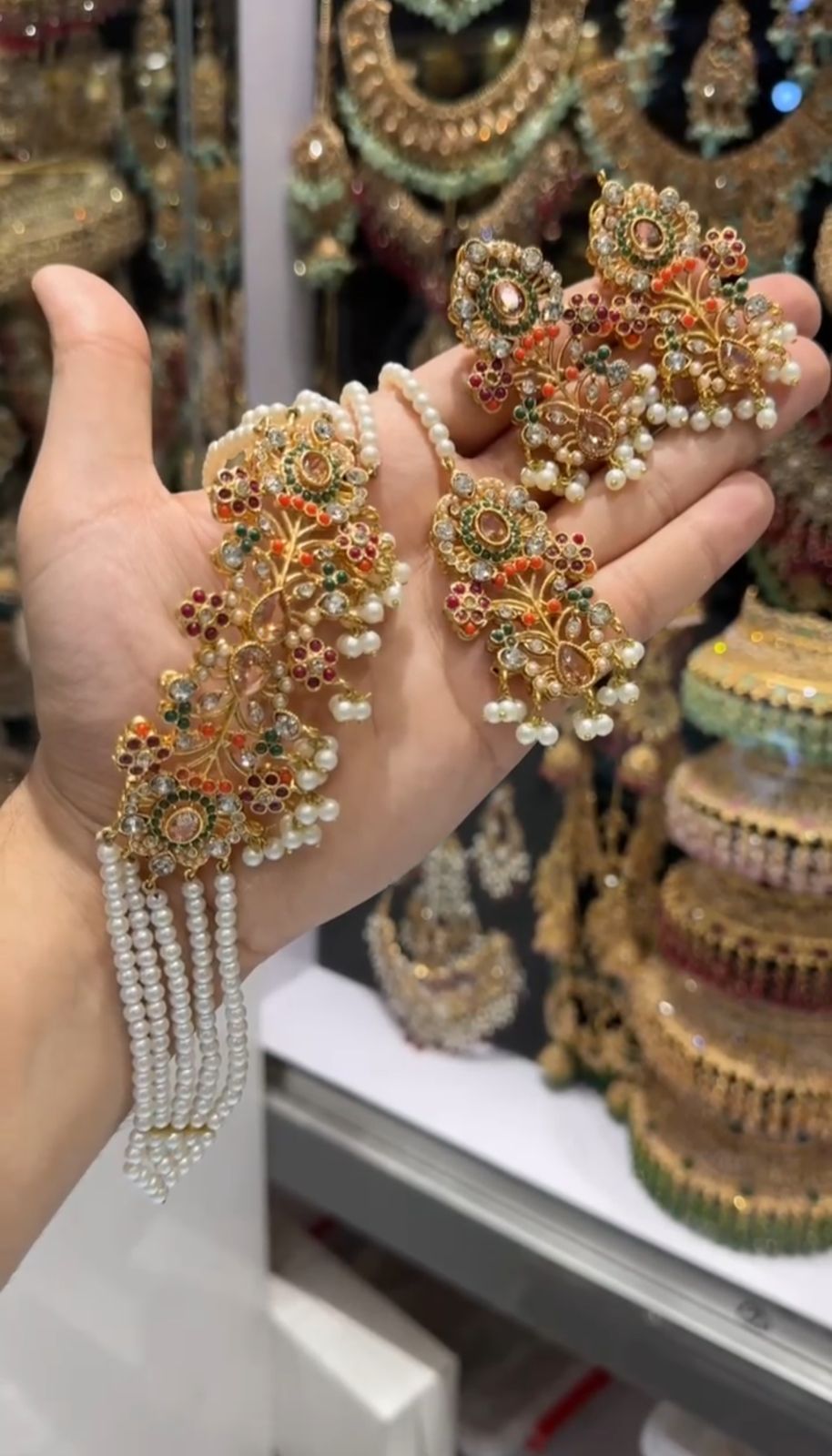 Noratan Chokar set with Tika-2711 Nayab Jewellery