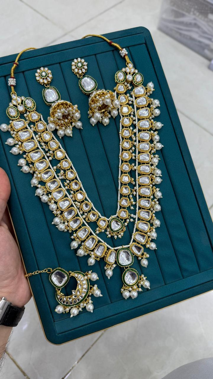 Indian Uncut Kundan Mala set-2716 Nayab Jewellery