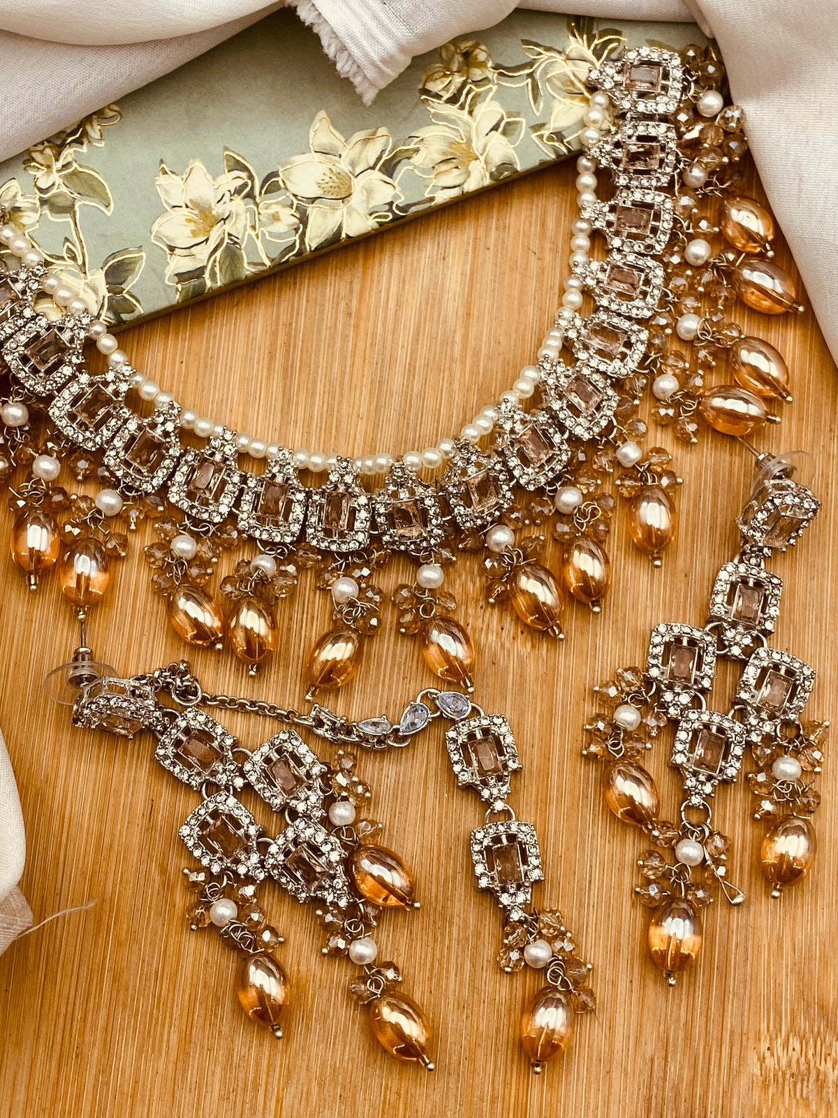 Iqra Zirconia Necklace -2751 Nayab Jewellery