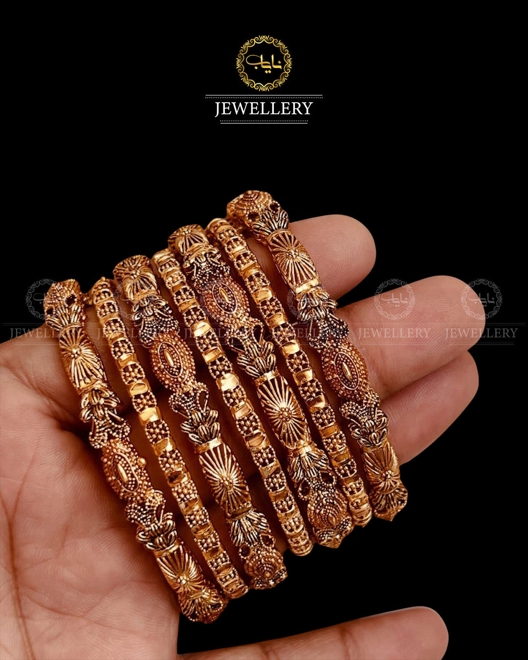 Designer 7 pcs Bangles set-2766 Nayab Jewellery