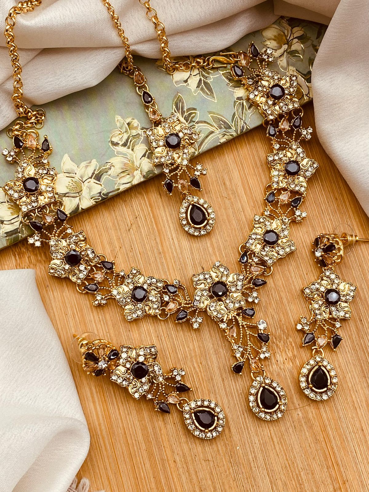 Turkish Necklace set-2816 Nayab Jewellery