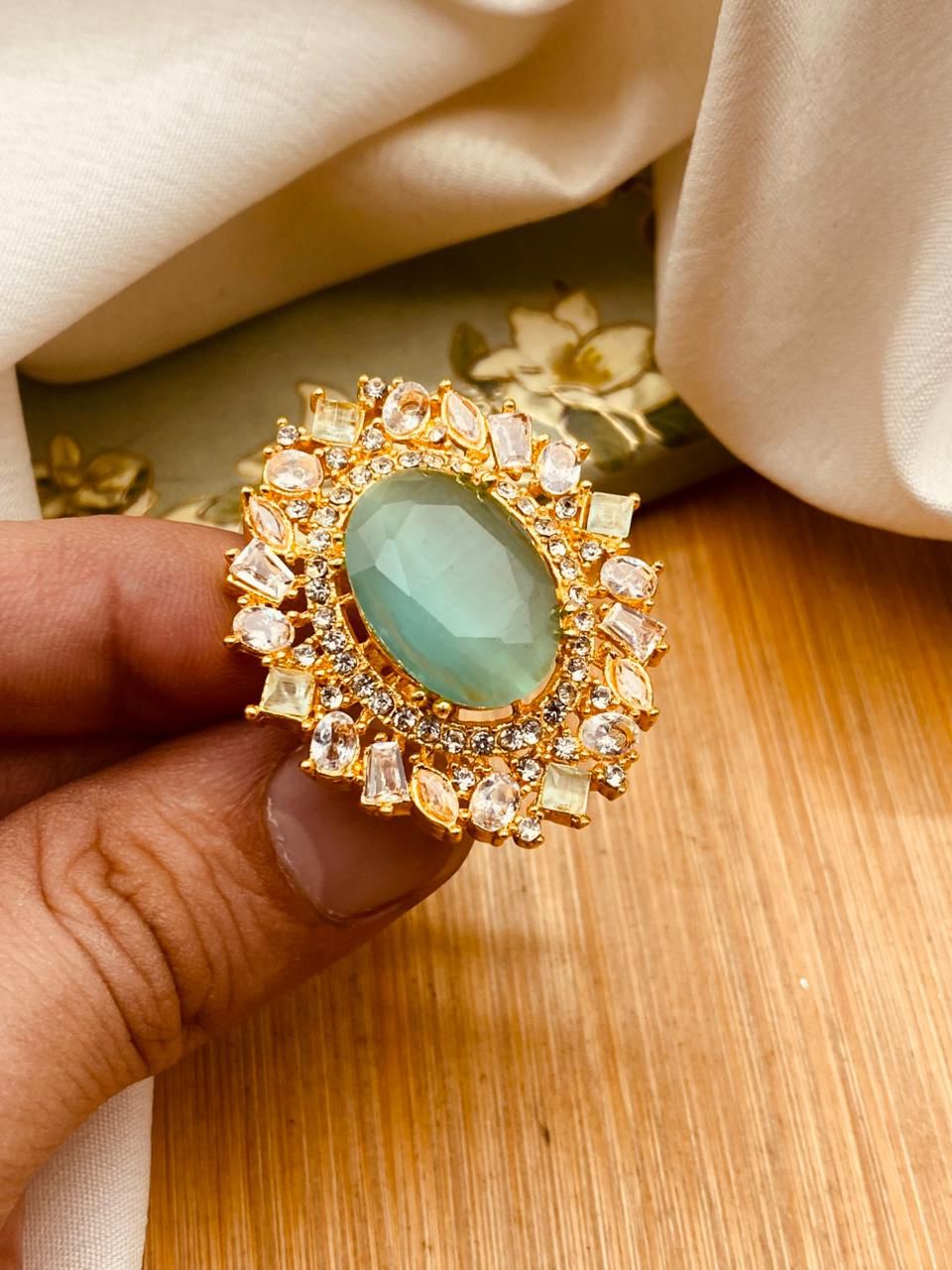 Zirconia Ring (Adjustable)-2841
