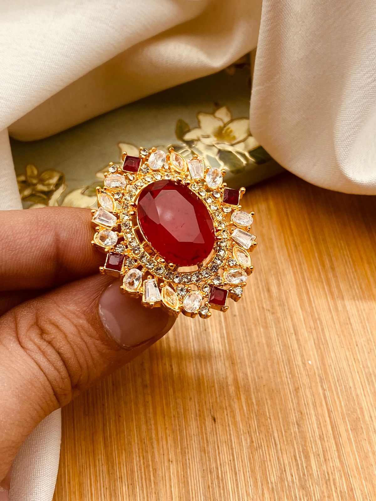 Zirconia Ring (Adjustable)-2841