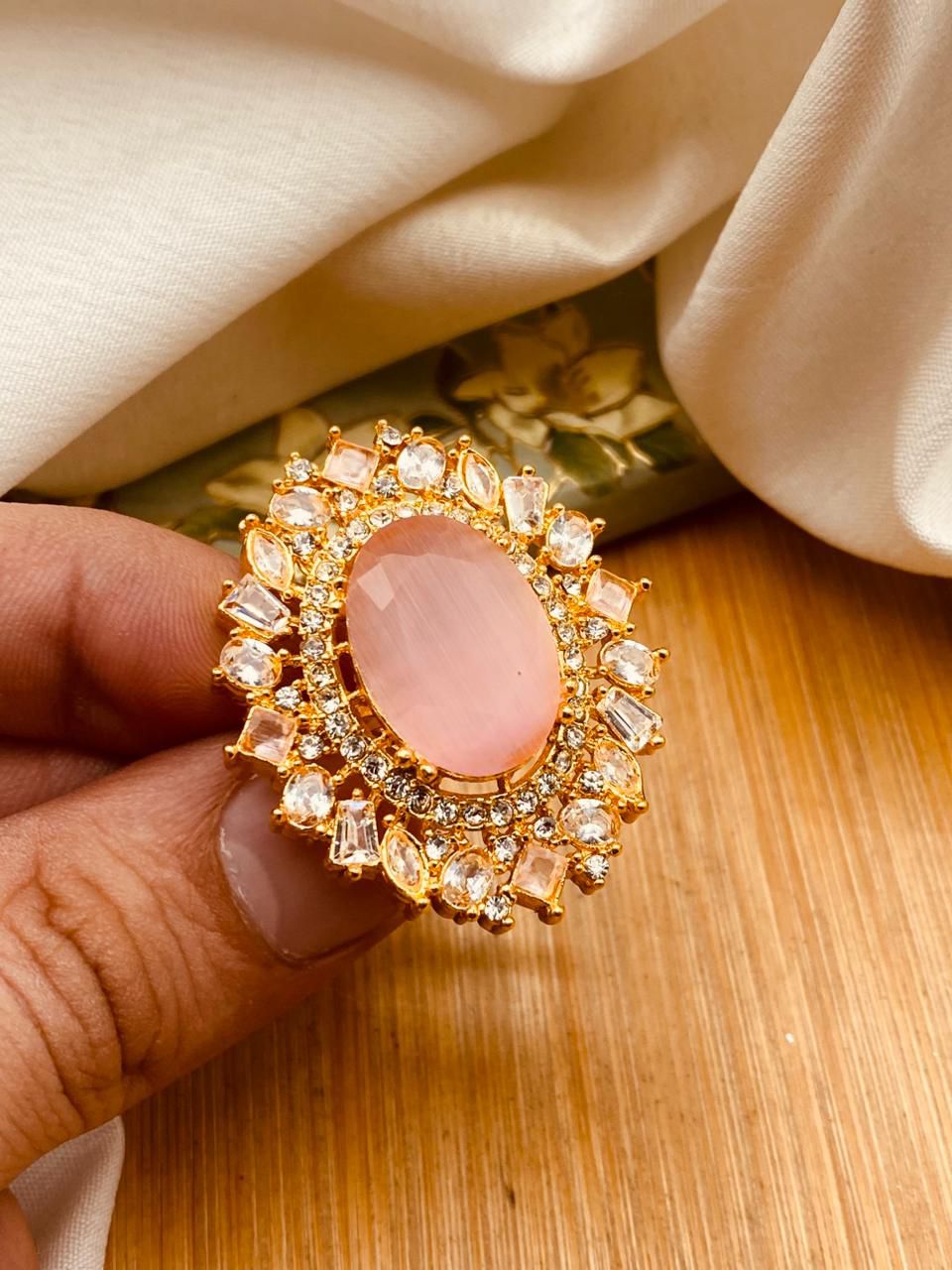Zirconia Ring (Adjustable)-2841