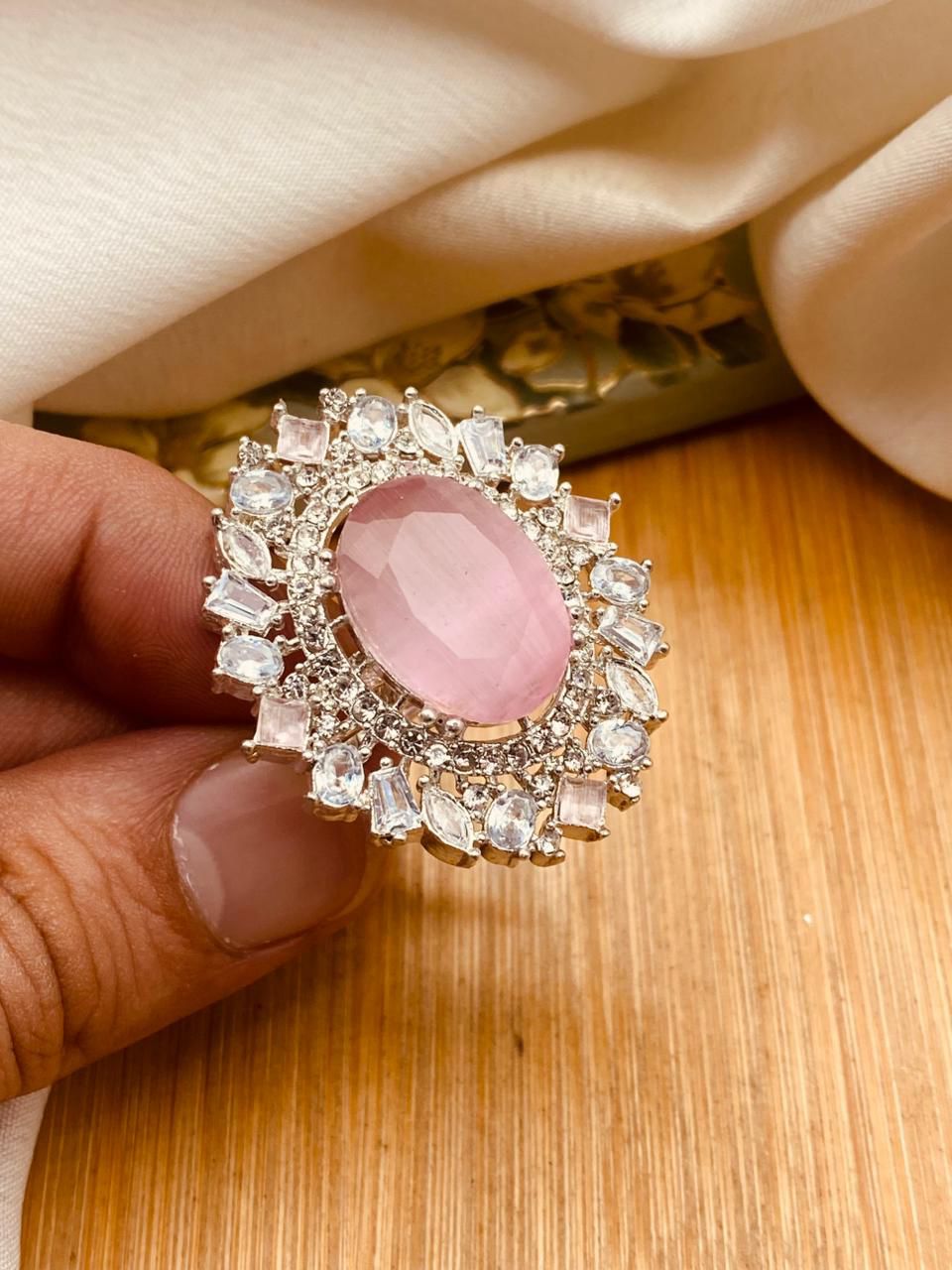 Zirconia Ring (Adjustable)-2841
