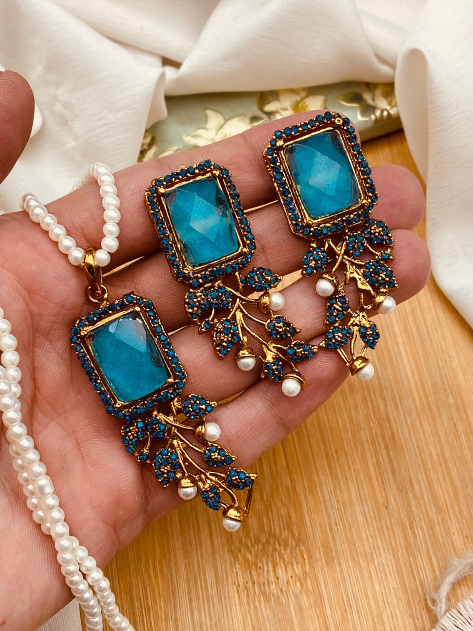 Thrkish Locket Set with Mala L-901