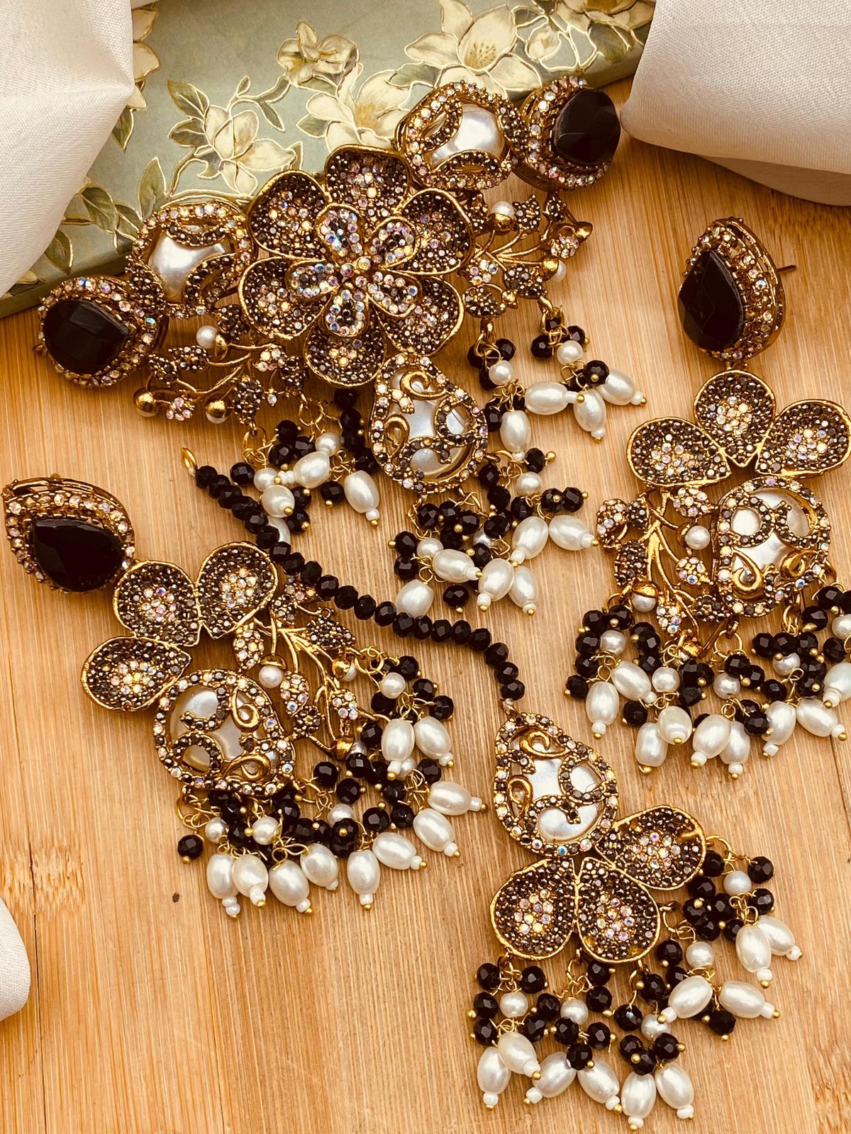 Turkish Guluband Necklace set N-111