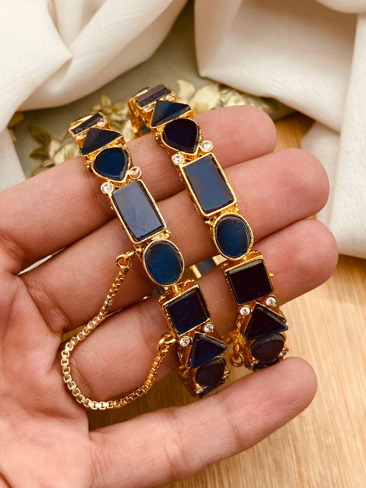 Egyptian openable Bangles (pair) BL-5039