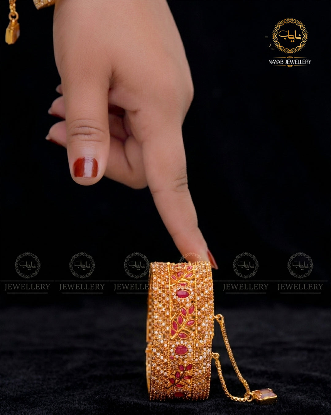 Zarcon openable Bangles set (Pair) NJ-1635