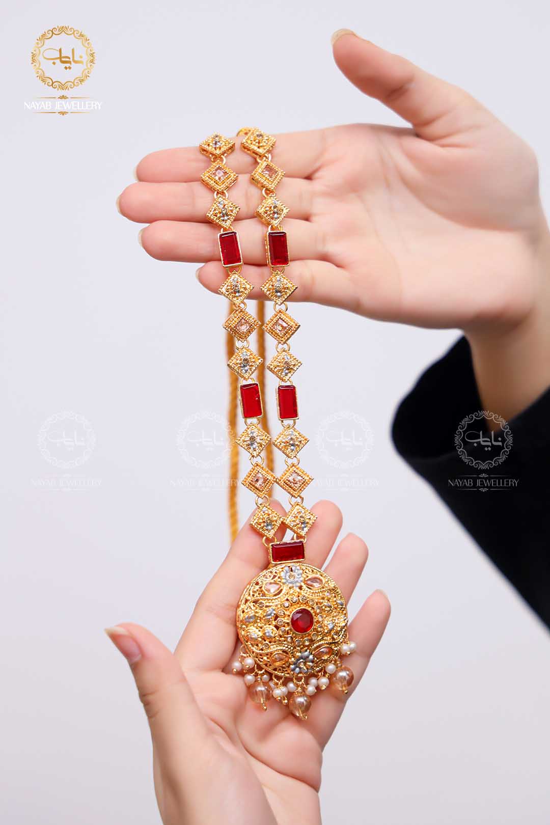 Latest Style Egyptian Mala With Earring NJ-1503