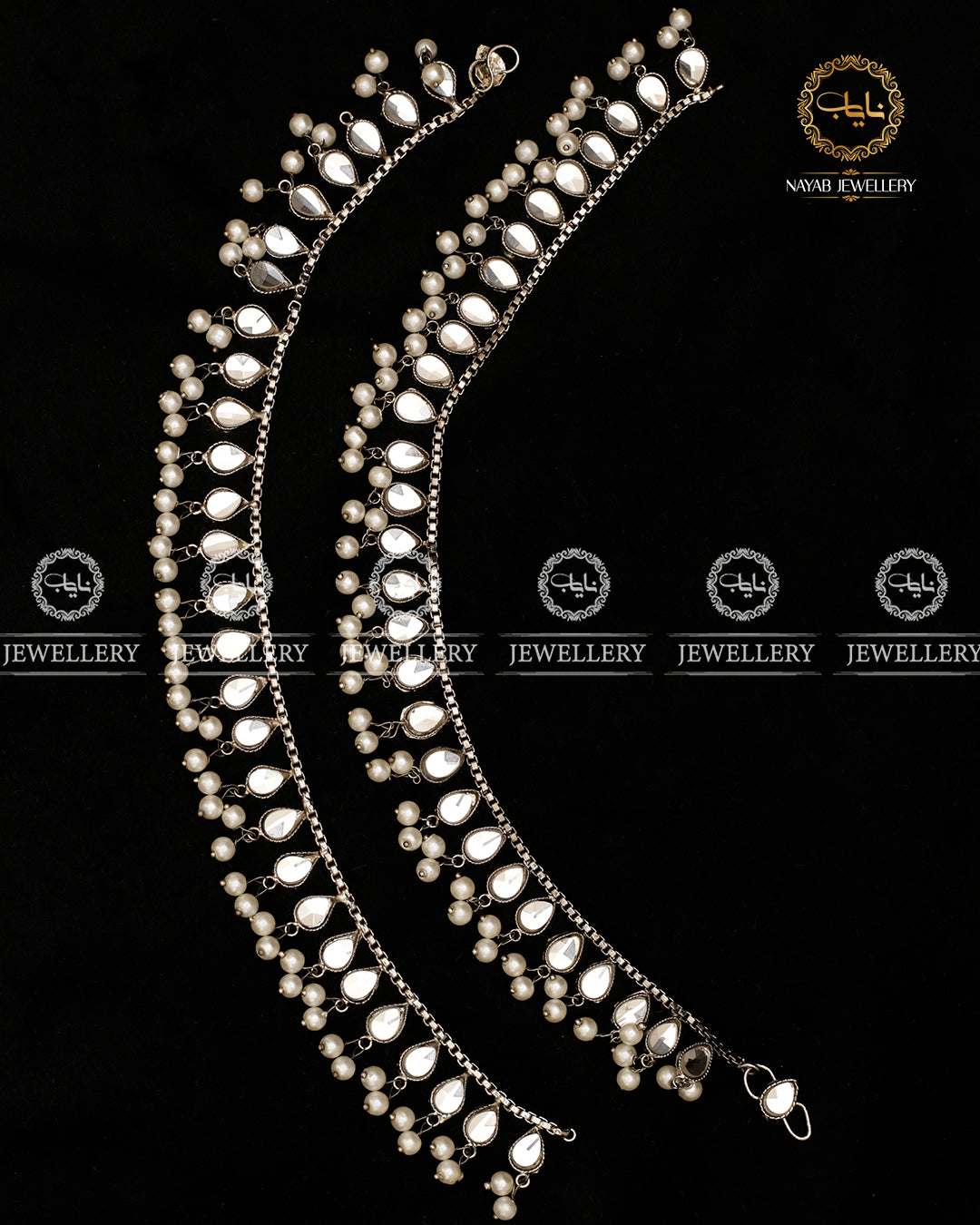 Kundan Anklet pazaib ( pair)-2500
