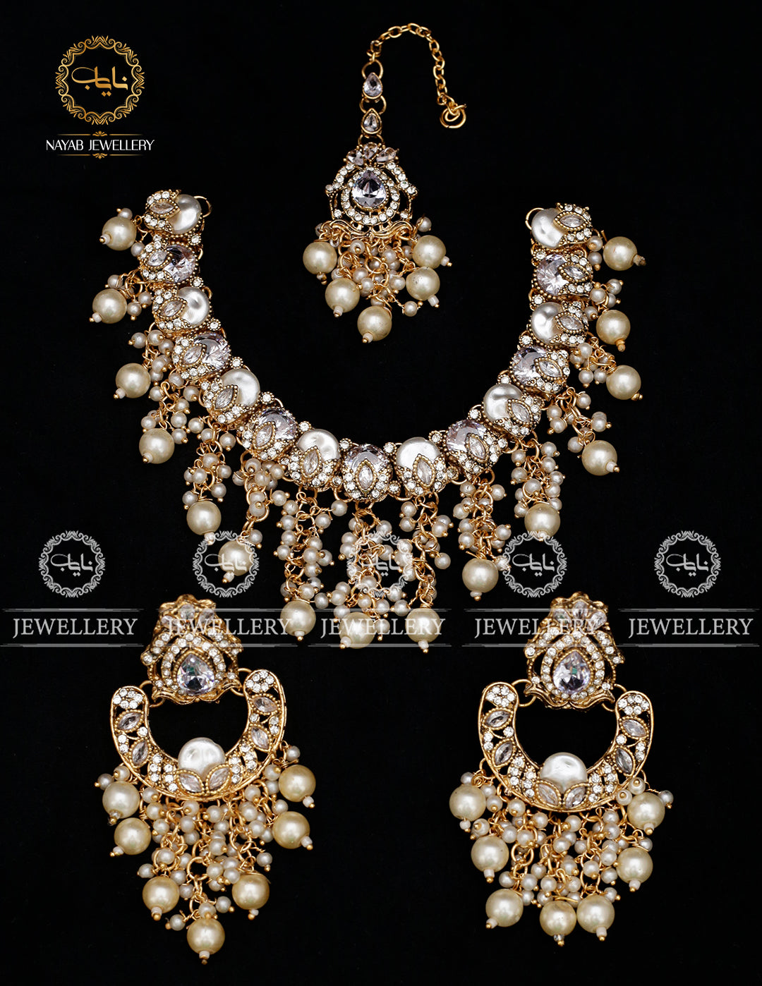 Turkish Mother Pearl Necklace N-1041