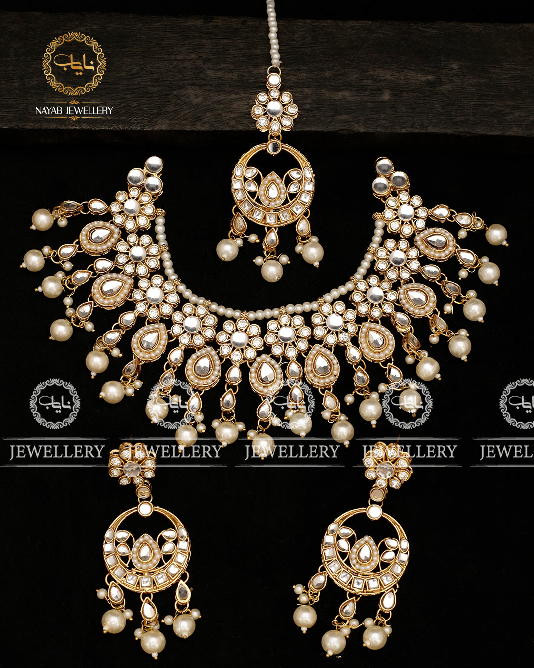Uncut Kundan Necklace set N-1028