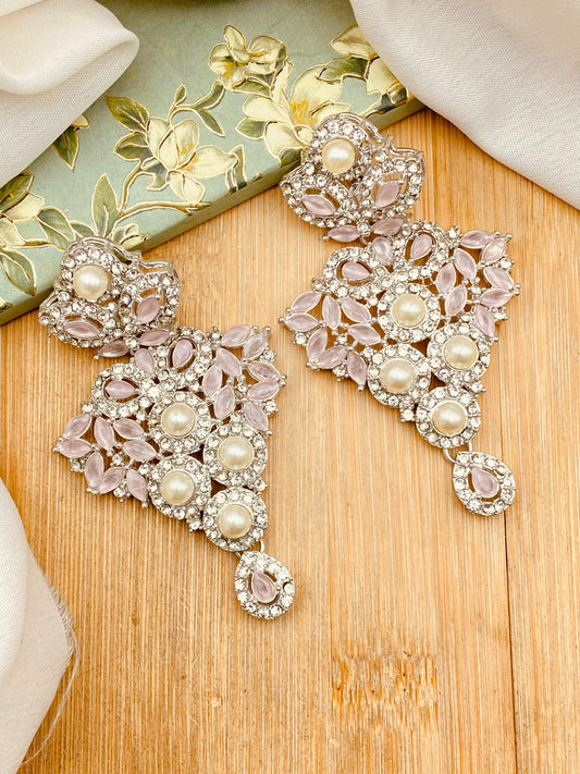 Turkish Earrings-2454-Silver Nayab Jewellery