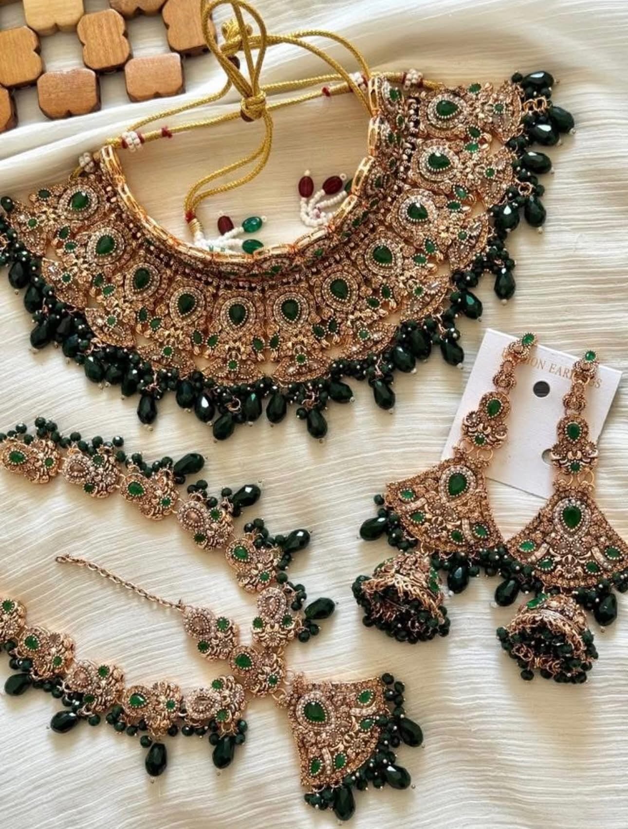 Neelam Bridal set with Matha Patti-2772